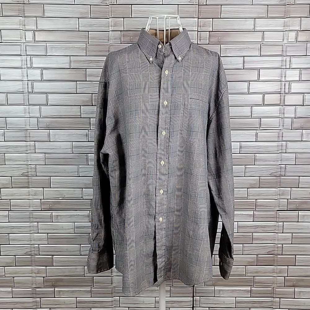 Saddlebred Men's button-down dress shirt Size L